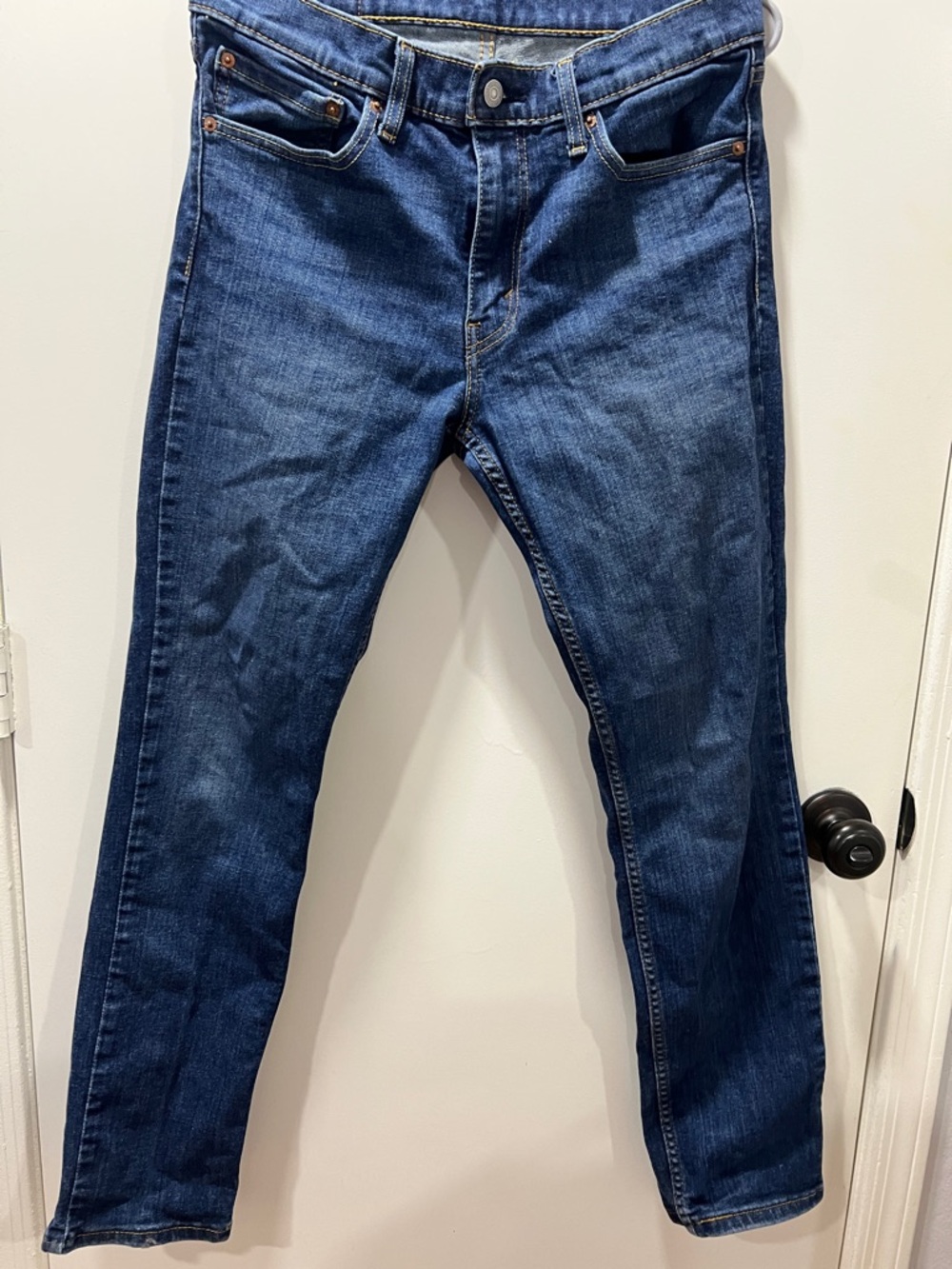 Slim Men’s Jeans in Dark Blue Denim